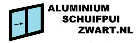 Aluminium Schuifpui Zwart